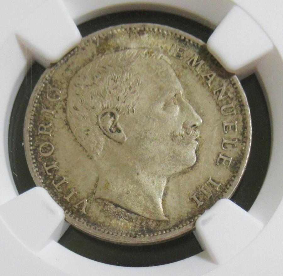 yɔi/iۏ؏tz AeB[NRC _RC [] C^AFVittorio Emanuele III Lira 1902-R MS64 NGCB Italy: Vittorio Emanuele III Lira 1902-R MS64 NGC.