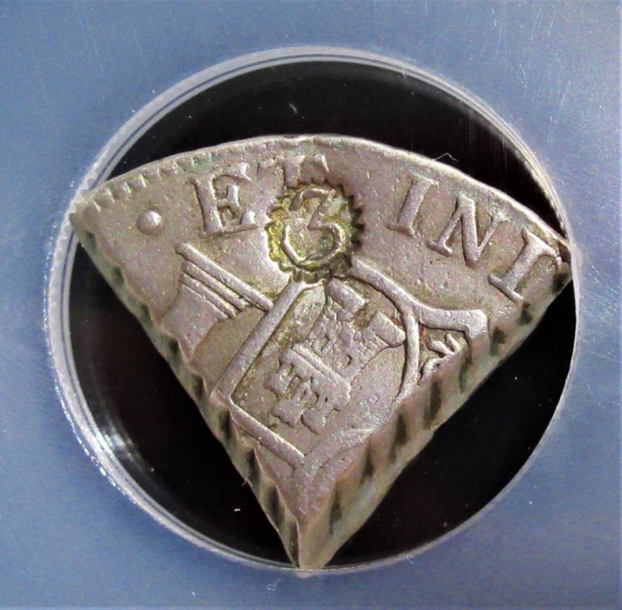CuracaoΥˡ3Reaal18 StuiversNd1819XF40 NGC Curacao: Dutc...