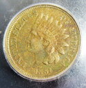 【極美品/品質保証書付】 アンティークコイン モダンコイン [送料無料] 1861インディアンセント。 ICG EF-40。 1861 Indian Cent. ICG EF-40.