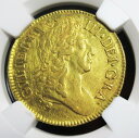 【極美品/品質保証書付】 アンティークコイン モダンコイン [送料無料] イギリス：ウィリアムIIIゴールドギニア1698 AU詳細牧師NGC。 Great Britain: William III gold Guinea 1698 AU Details Rev. Scratched NGC.