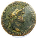  アンティークコイン モダンコイン  古代ローマンネロaeセスタリウス銅コイン66 AD -ANACS F15-レアコイン！ Ancient Roman Nero AE Sestertius Copper Coin 66 AD - ANACS F15 - Rare Coin!