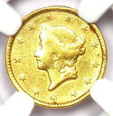 【極美品/品質保証書付】 アンティークコイン モダンコイン [送料無料] 1853 Liberty Gold Dollar G $ 1 -CERTIFIED NGC VF詳細 - 珍しい初期のゴールドコイン！ 1853 Liberty Gold Dollar G$1 - Certified NGC VF Detail - Rare Early Gold Coin!