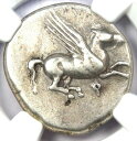 ギリシャコリントARステイターペガサス&アテナシルバーコイン300 BC -CERTIFIED NGC VF Greek Corinth AR Stater P...