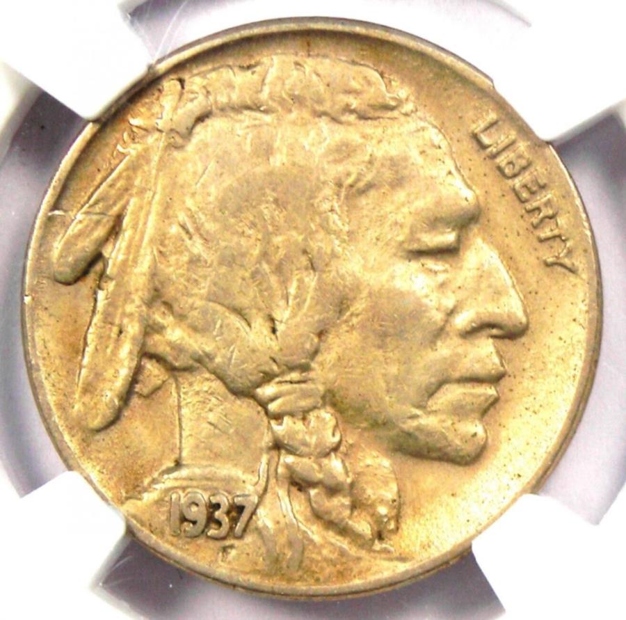 1937 -d 3ӥХåե˥å5c꡼å-CERTIFIED NGC AUܺ 1937-D 3 Legs Buffa...