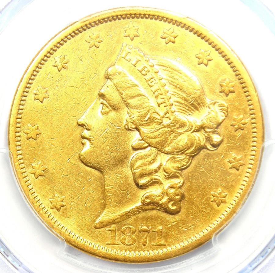 ڶ/ʼݾڽա ƥ 󥳥 [̵] 1871 -CC Liberty Gold Double Eagle $ 20 COIN -PCGS AUξܺ - ޤʥա 1871-CC Liberty Gold Double Eagle $20 Coin - ...