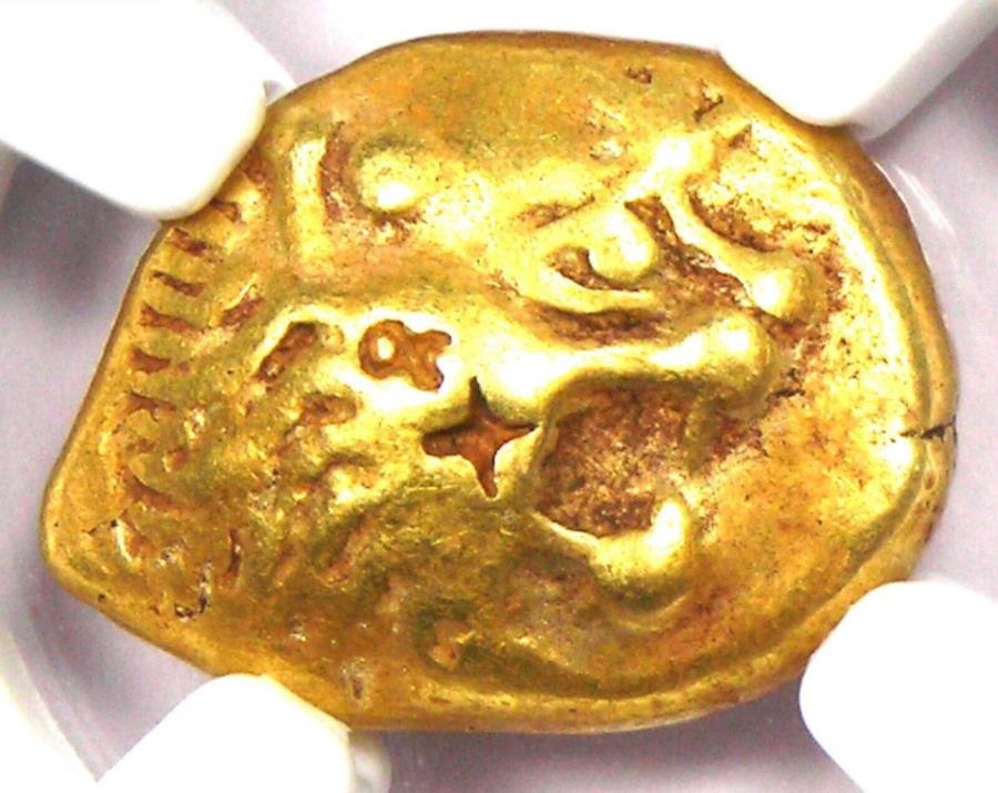 yɔi/iۏ؏tz AeB[NRC _RC [] MVfBACIGT[hXeC^[gCgRC610 BC-FNGC VF -RAREI Greek Lydia Lion EL Third Stater Trite Coin 610 BC - Certified NGC VF - Rare!