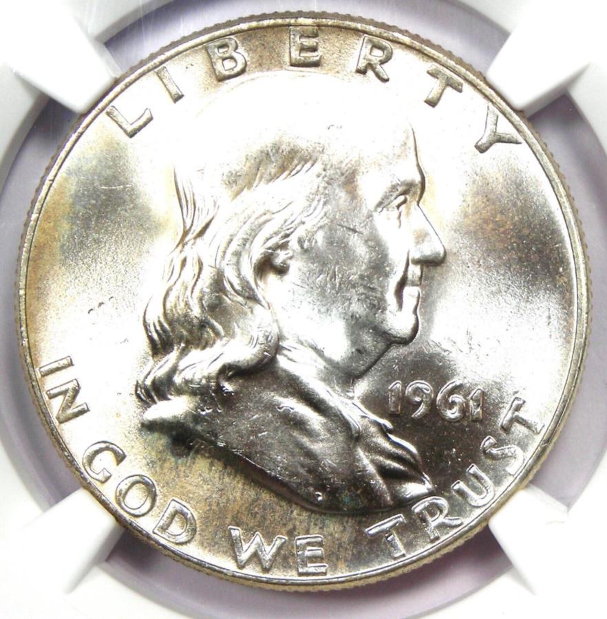ڶ/ʼݾڽա ƥ 󥳥 [̵] 1961 -Dե󥯥ϡե顼50C - ǧNGC MS66 FBL -5,950 $ 5Х塼 1961-D Franklin Half Dollar 50C Coin - Certified NGC MS66 FBL - $5,950 Value!