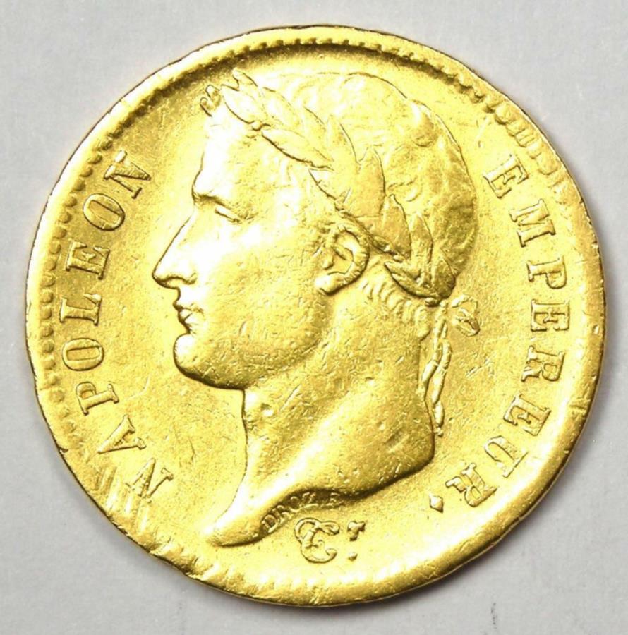 yɔi/iۏ؏tz AeB[NRC _RC [] 1811 France Gold Napoleon 20 Francs Coin G20f -Auڍ - AI 1811 France Gold Napoleon 20 Francs Coin G20F - AU Details - Rare!