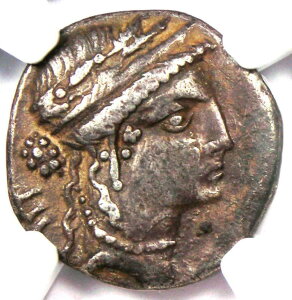 【極美品/品質保証書付】 アンティークコイン モダンコイン [送料無料] Julius Caesar Ar Denarius Coin（紀元前48年、女性ヘッド） - 認定NGC Choice VF Julius Caesar AR Denarius Coin (48 BC, Female Head) - Certified NGC Choice VF