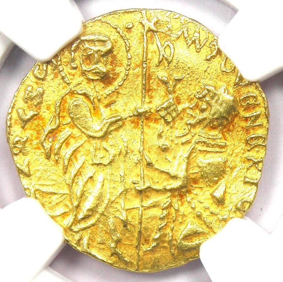 yɔi/iۏ؏tz AeB[NRC _RC [] 1382-1400MVELIXES[hEFlcBA͕ducat coin 1d -FNGC AU58 1382-1400 Greece Chios Gold Venice Imitation Ducat Coin 1D - Certified NGC AU58