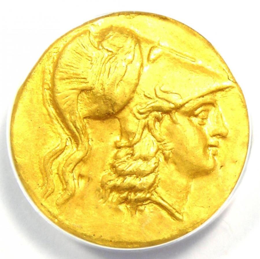 yɔi/iۏ؏tz AeB[NRC _RC [] ANT_[UO[gIII AVXe[^[S[hRC315-314 BC -CERTIFIED ANACS VF35 Alexander the Great III AV Stater Gold Coin 315-314 BC - Certified ANACS VF35