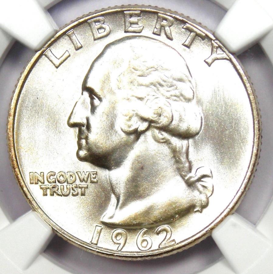 yɔi/iۏ؏tz AeB[NRC _RC [] 1962 -DVgNH[^[25C -NGC MS67+vXO[h-11,250 NGClI 1962-D Washington Quarter 25C - NGC MS67+ Plus Grade - $11,250 NGC Value!