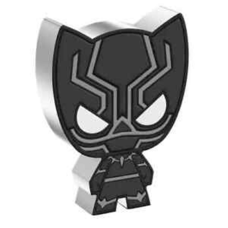 ֥åѥ󥵡ӥ쥯ޡ٥륳ߥå2023 1󥹥С-Niue BLACK PANTHER CHIBI COLL...