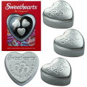  アンティークコイン モダンコイン  恋人ピュアシルバーハーツセット-2022 3 x 10グラムの純粋な銀-PampSa SWEETHEARTS PURE SILVER HEARTS SET - 2022 3 X 10 Grams of Pure Silver - PAMP SA