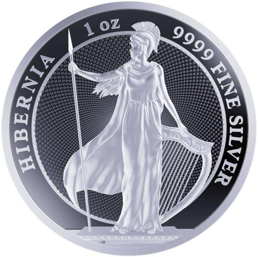 yɔi/iۏ؏tz AeB[NRC _RC [] Hibernia 2022 1 oz .9999JvZgPE̋nRC HIBERNIA 2022 1 oz .9999 Silver Bullion Coin in Capsule Tokelau