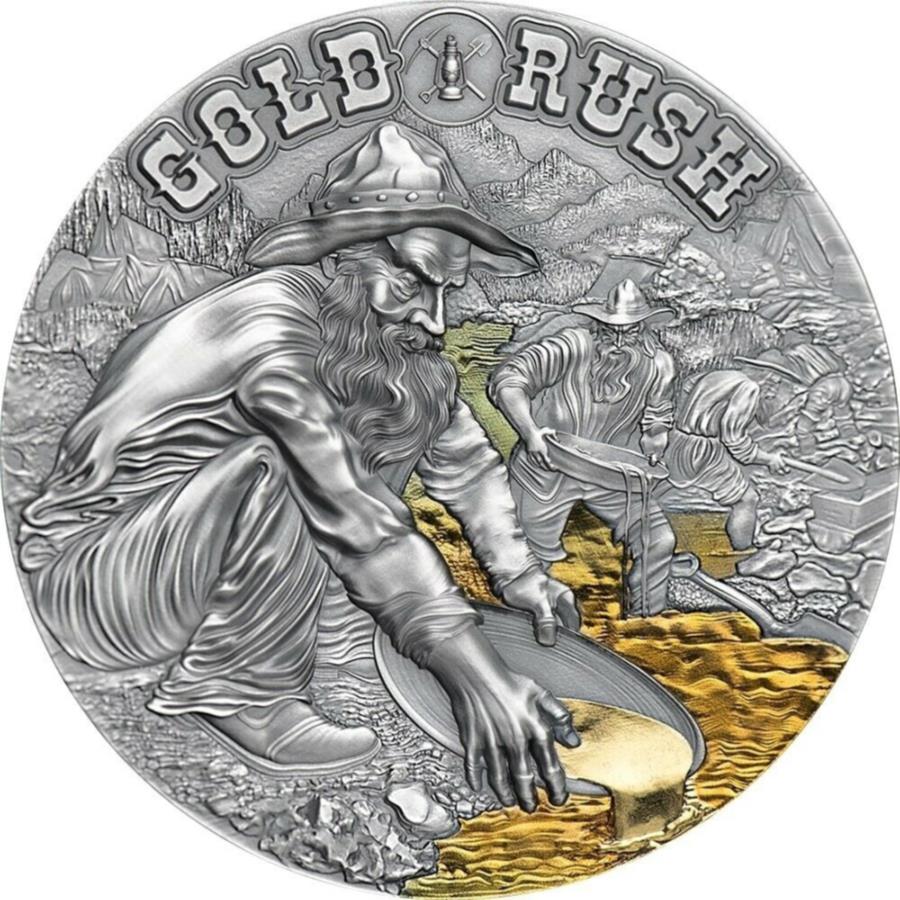 ڶ/ʼݾڽա ƥ 󥳥 [̵] ɥå2021 2000եCFA 50ԥ奢С󥫥롼 GOLD RUSH 2021 2000 FRANCS CFA 50 GRAMS PURE SILVER COIN CAMEROON