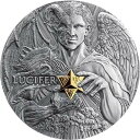 ルシファーモーニングスターデュアルエッセンス2023 2オンスシルバーコインミントxxiカメルーン Lucifer Morning Star Dual Essence 2023 2 oz Silver Coin Mint XXI Cameroon