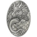 yɔi/iۏ؏tz AeB[NRC _RC [] hS̃hSC[hS2024 5IXȃVo[XyVVFCvRCdjibouti DRAGON EGG YEAR OF THE DRAGON 2024 5 oz Pure Silver Special Shape Coin Djibouti