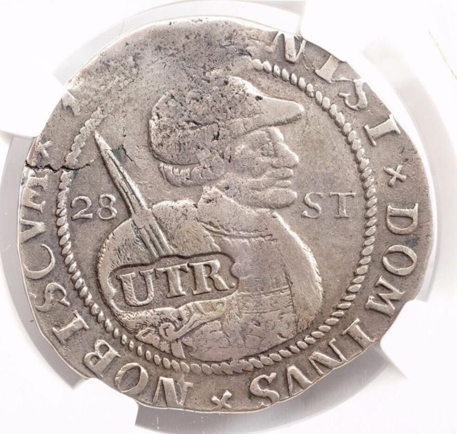ڶ/ʼݾڽա ƥ 󥳥 [̵] 1693ǯե꡼ɡС28塼Сw utrecht ctmk NGC VF-30 1693, Netherlands, Friesland. Silver 28 Stuiver Coin w. Utrecht Ctmk. NGC VF-30!
