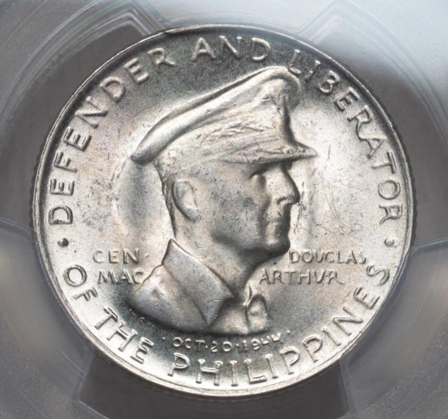 アンティークコイン モダンコイン  1947-S、フィリピン（米国管理）。 Silver 50 Centavosコイン。 PCGS MS-64！ 1947-S, Phillipines (US Administration). Silver 50 Centavos Coin. PCGS MS-64!