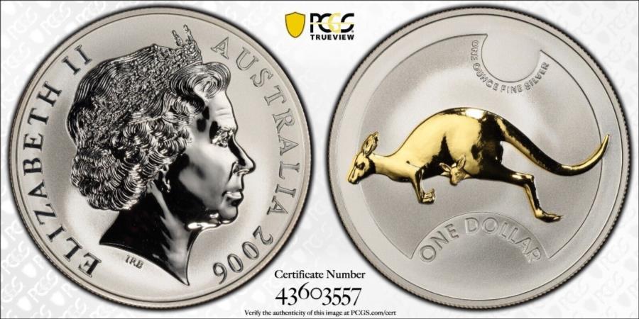  アンティークコイン モダンコイン  2006シルバーワンドル$ 1カンガルー1オンスオーストラリアPCGS MS69 FDC GEM UNC＃2782 2006 Silver One Dollar $1 Kangaroo 1 Oz Australia PCGS MS69 FDC GEM UNC #2782