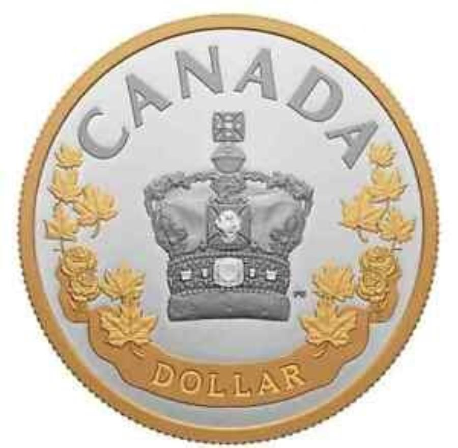 【極美品/品質保証書付】 アンティークコイン モダンコイン 送料無料 2022カナダ 1インペリアルステートクラウンクイーンエリザベスII .9999シルバーダラーコイン 2022 CANADA 1 Imperial State Crown Queen Elizabeth II .9999 Silver Dollar Coin