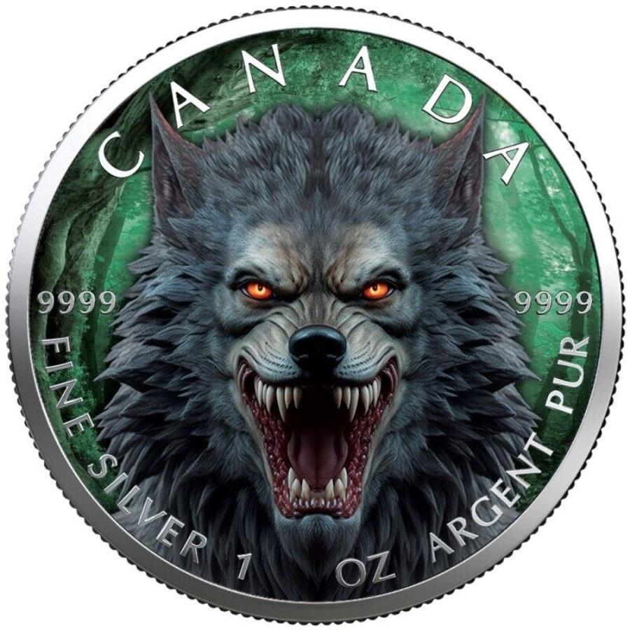 yɔi/iۏ؏tz AeB[NRC _RC [] 2023Ji_Tj1IXTjRC - J[GfBV - 2023 Canada Werewolf 1oz Werewolf Color Coin - COLOR EDITION-