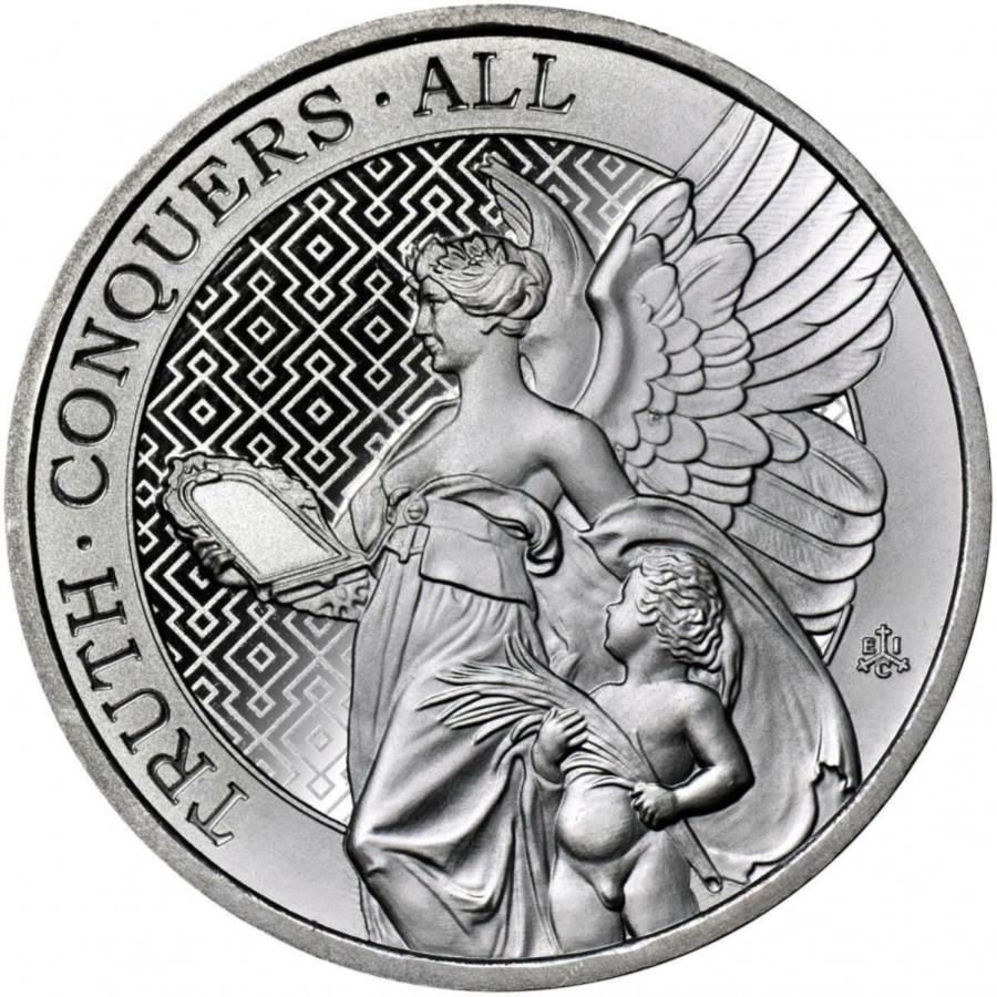 ڶ/ʼݾڽա ƥ 󥳥 [̵] إ1lb 20221999С / AG- Saint Helena 1lb 2022 The Queen's Virtues Truth 1oz 999 Silver / AG -