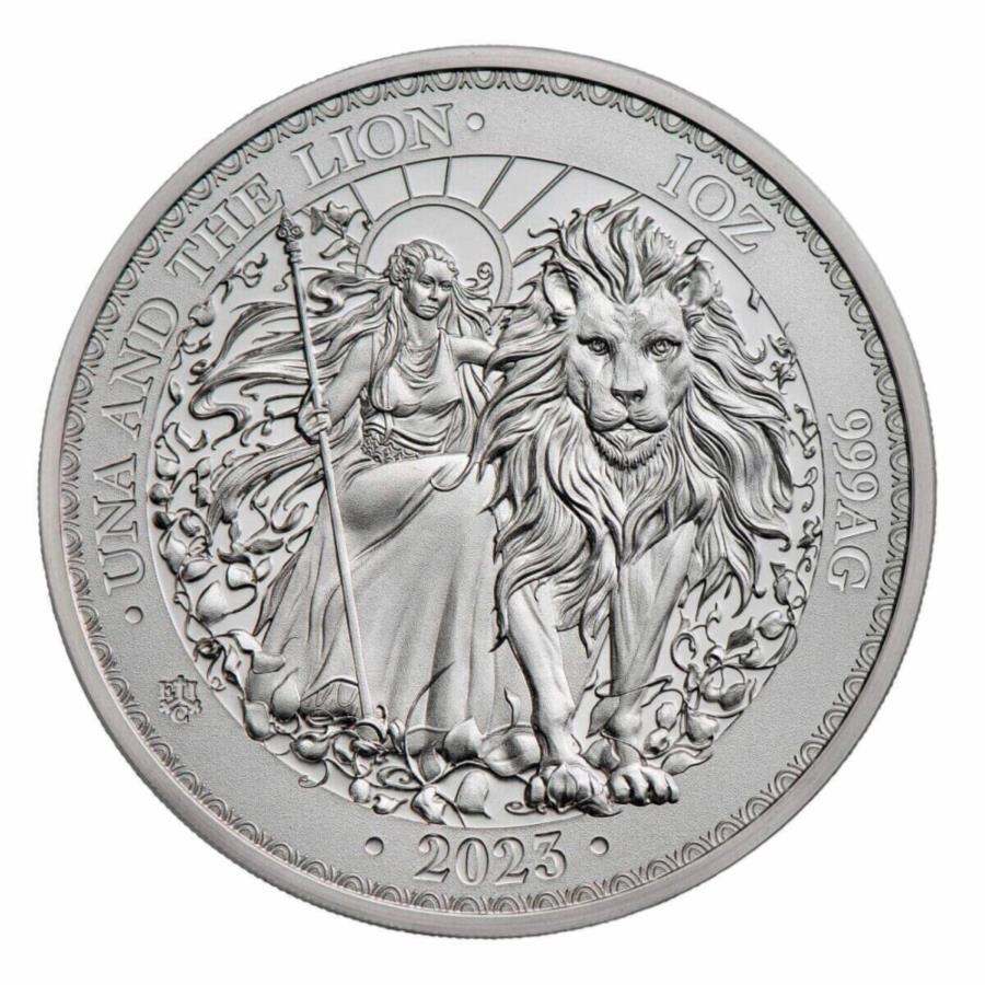 ڶ/ʼݾڽա ƥ 󥳥 [̵] 2023ȥإʥʡ饤1.999ץΥСBU 2023 St Helena Una & the Lion 1 oz .999 silver coin bu in capsule
