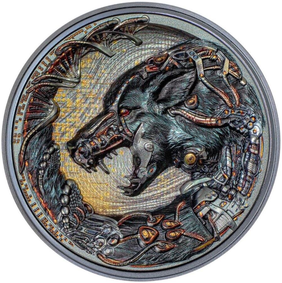 2023 $ 20ѥ饪ɥåܡ̿3󥹥С֥åץ롼ե 2023 $20 Palau DOG Cyborg R...