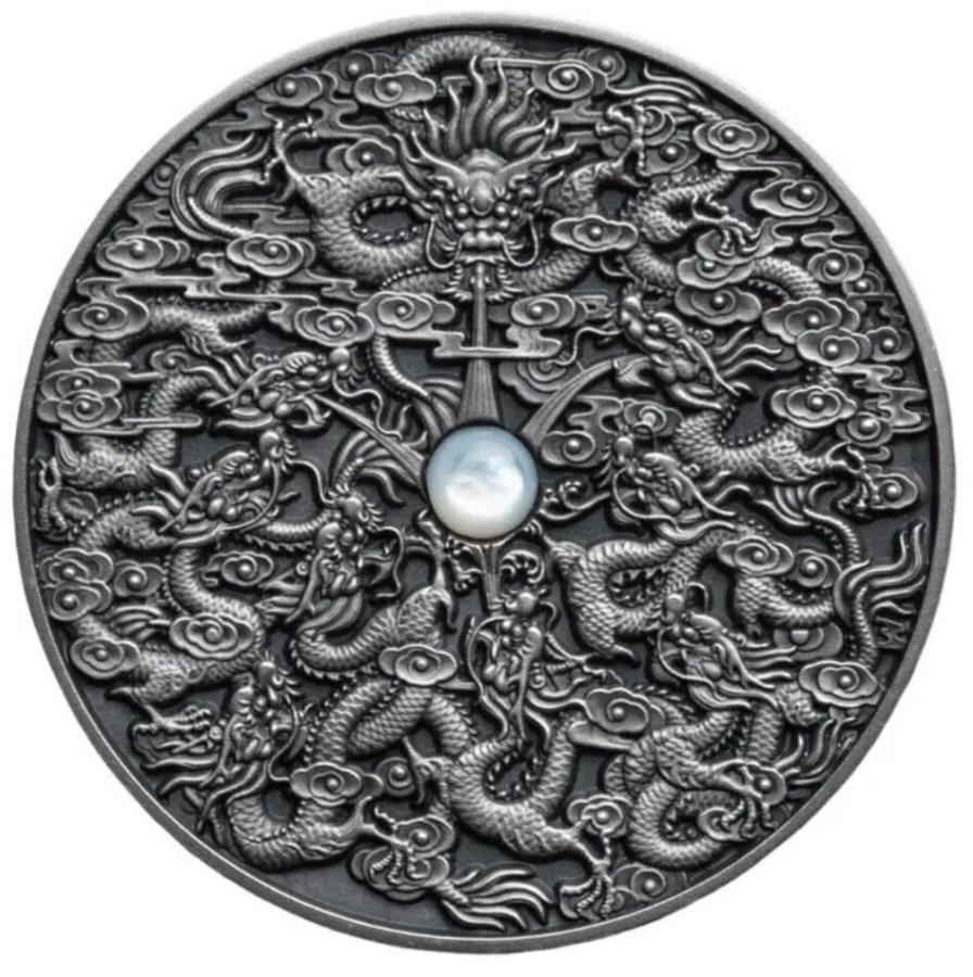 ڶ/ʼݾڽա ƥ 󥳥 [̵] 2020 $ 5 Niue Chinese Legends Nine Dragons Antique Finish 2 Oz Silver Coin 2020 $5 Niue Chinese Legends NINE DRAGONS Antique Finish 2 Oz Silver Coin.