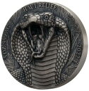 2022 5 OZ SILVER IVORY COAST 5000 FRANCSビッグファイブアジアキングコブラアンティークコイン。 2022 5 Oz Sil...