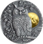 【極美品/品質保証書付】 アンティークコイン モダンコイン [送料無料] 2019 $ 5 Niue Long Eared Owl Asio Otus Antique Finish 2 Oz Silver Coin。 2019 $5 Niue LONG EARED OWL Asio Otus Antique Finish 2 Oz Silver Coin.