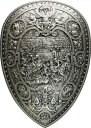 yɔi/iۏ؏tz AeB[NRC _RC [] w[IIX^bJ[AeB[NtBjbV̒؍V[h1L⃁_B RARE South Korea SHIELD OF HENRY II Stacker Antique Finish 1 Kilo Silver Medal.