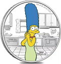 【極美品/品質保証書付】 アンティークコイン モダンコイン [送料無料] 2019 $ 1 Tuvalu Marge Simpson 1 Oz Silver Proof Colored Coi..