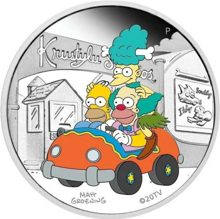 ڶ/ʼݾڽա ƥ 󥳥 [̵] 2022 $ 1 TUVALU SIMPSONS KRUSTY L...