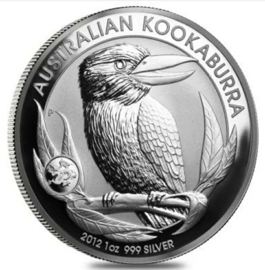 yɔi/iۏ؏tz AeB[NRC _RC [] 2012 $ 1I[XgÃRAJuƃhSvCx[g1IXVo[RCB 2012 $1 Australian KOAKABURRA WITH DRAGON Privy 1 Oz Silver Coin.