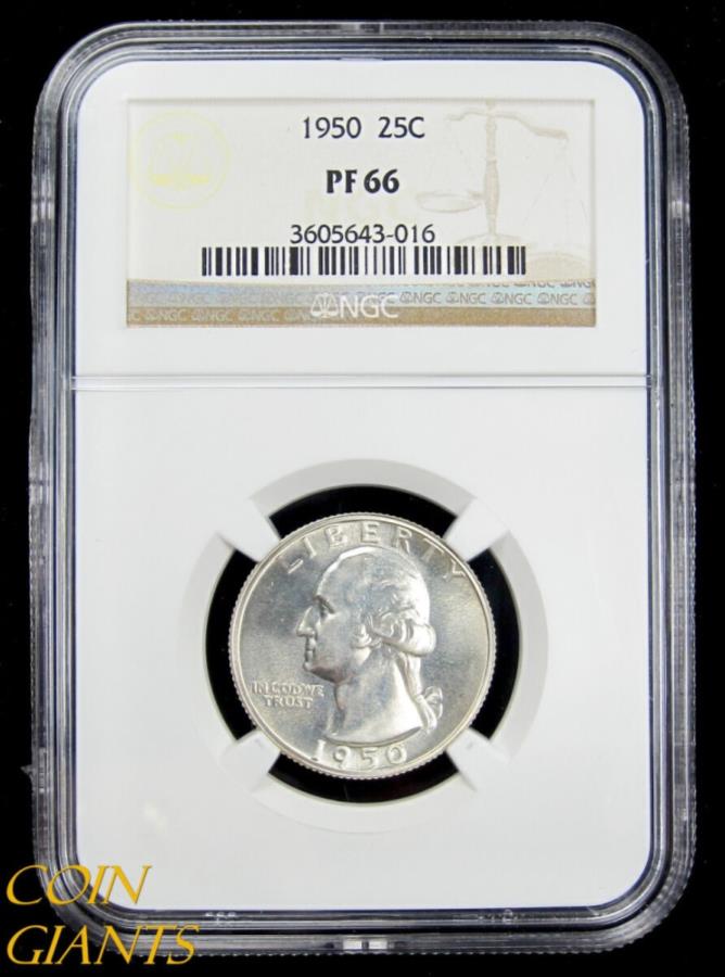 yɔi/iۏ؏tz AeB[NRC _RC [] 1950Ñv[tVgNH[^[NGC PF 66 GEM+L[f[gPQnCO[hARC 1950 PROOF Washington Quarter NGC PF 66 GEM+ Key Date PQ High Grade Rare Coin