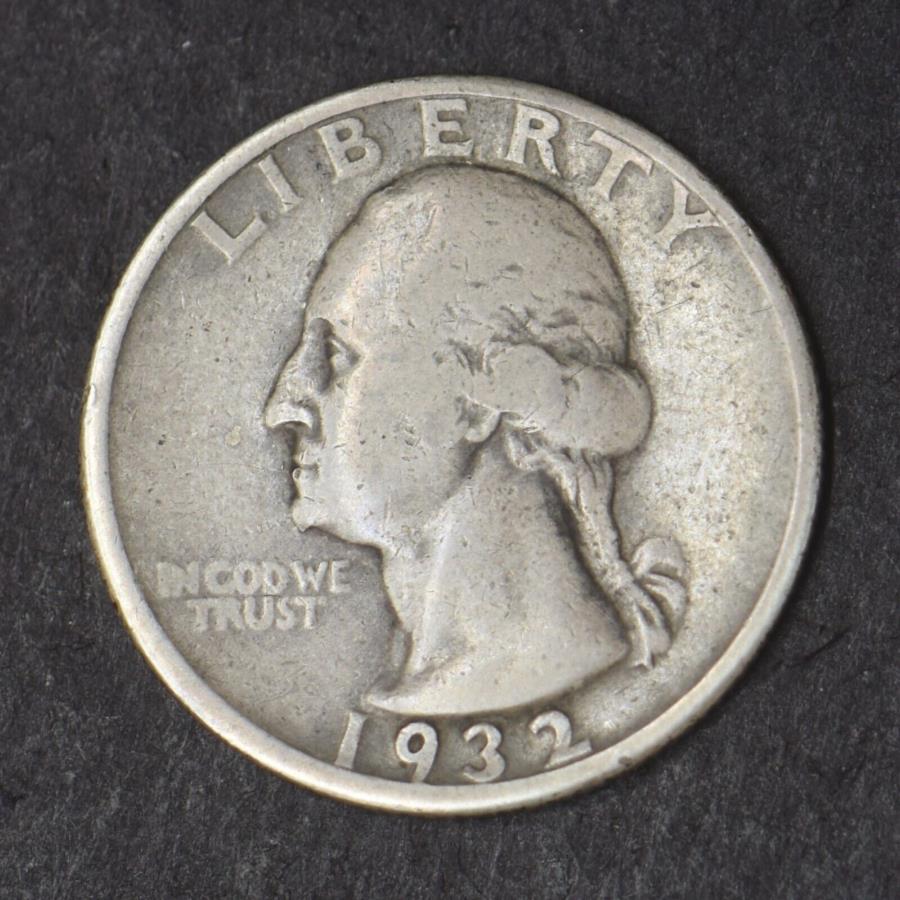 yɔi/iۏ؏tz AeB[NRC _RC [] 1932 -dVgVo[NH[^[_[25c- - 1932-D Washington Silver Quarter Dollar 25C - COINGIANTS -