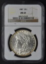 yɔi/iۏ؏tz AeB[NRC _RC [] 1887 Morgan Silver Dollar NGC MS63 $ 1 -COINGIANTS- 1887 Morgan Silver Dollar NGC MS63 $1 - COINGIANTS -