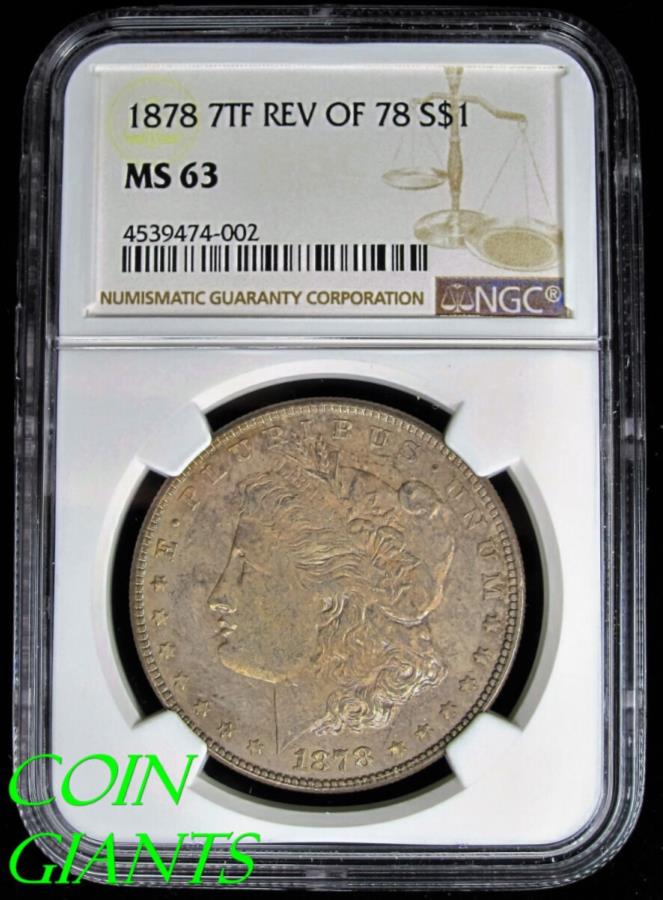 ڶ/ʼݾڽա ƥ 󥳥 [̵] 1878 7TF Rev 78 Morgan Silver Dollar NGC MS 63 VAM-70ȥå100󥰥Υå 1878 7TF Rev 78 Morgan Silver Dollar NGC MS 63 VAM-70 TOP 100 Long Knock Coin