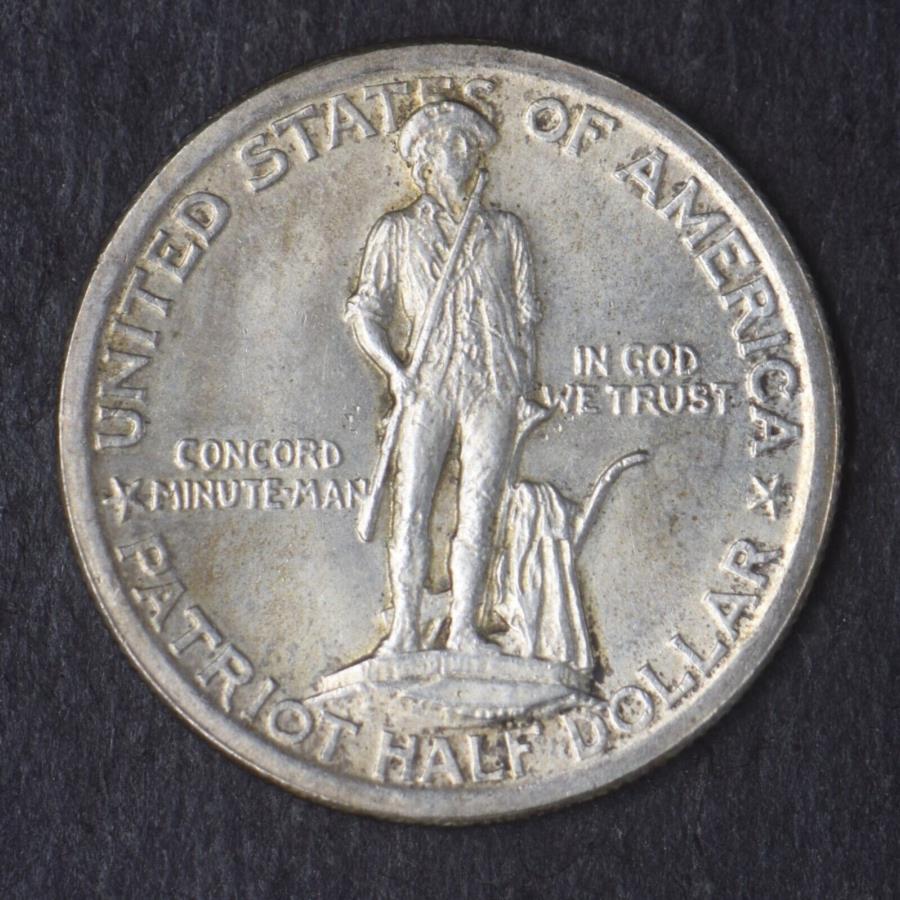 yɔi/iۏ؏tz AeB[NRC _RC [] 1925 Lexington Concord SESQUICENENTENIAL HALF DOLLAR .50C -COINGIANTS- 1925 Lexington Concord Sesquicentennial Half Dollar .50C - COINGIANTS -