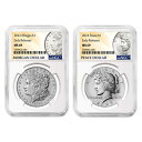 2023 $ 1モーガンアンドピースシルバーダラー2PCセットNGC MS69 ER MORGAN&PEACE LABEL 2023 $1 Morgan and Peace Silver Dollar 2pc Set NGC MS69 ER Morgan & Peace Label(3)