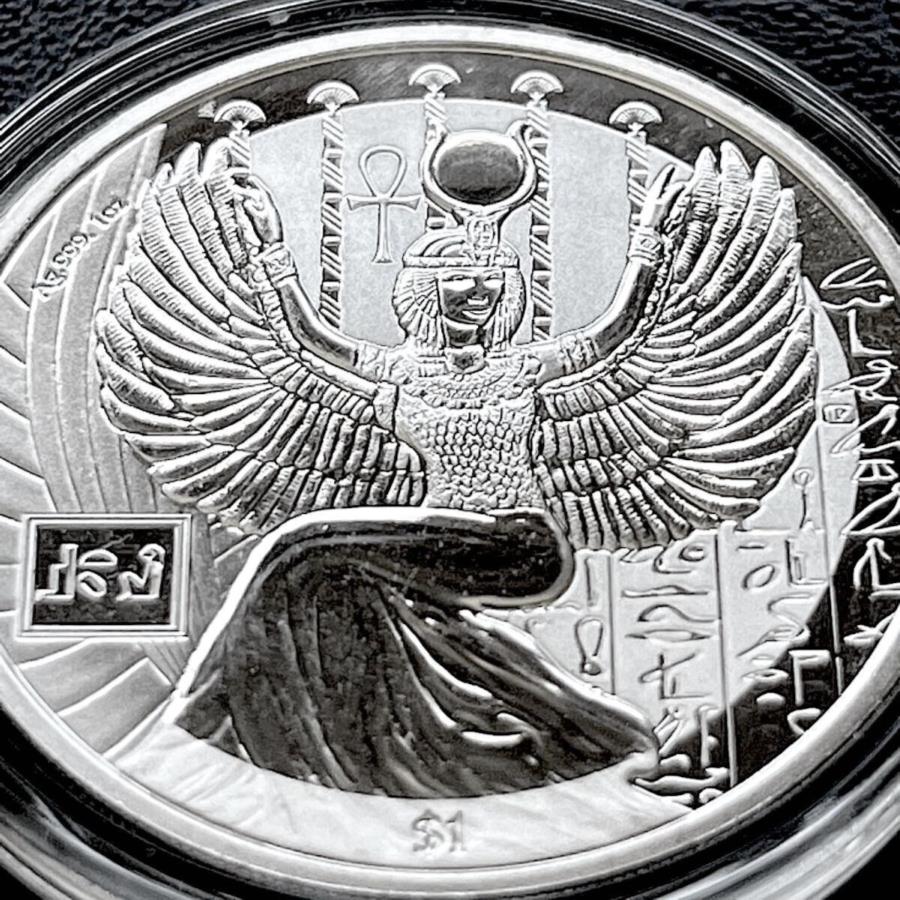 ڶ/ʼݾڽա ƥ 󥳥 [̵] 2023쥪1󥹥С.999ץȤοISISϥ꡼5000Ǻǽ 2023 Sierra Leone 1 oz Silver .999 Egyptian Gods Isis first in series 5000