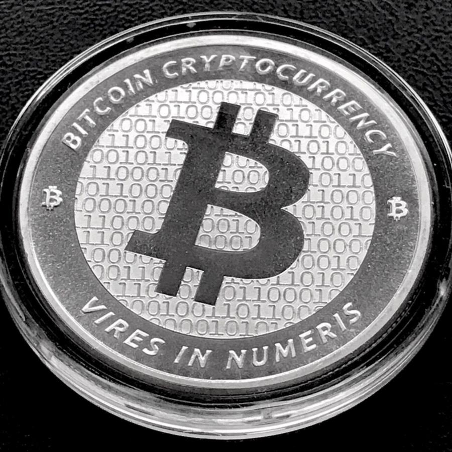 yɔi/iۏ؏tz AeB[NRC _RC [] rbgRC1IX.999Vo[LORCURZTXÍ Bitcoin 1 oz .999 Silver Commemorative Coin Decentralized Consensus Crypto