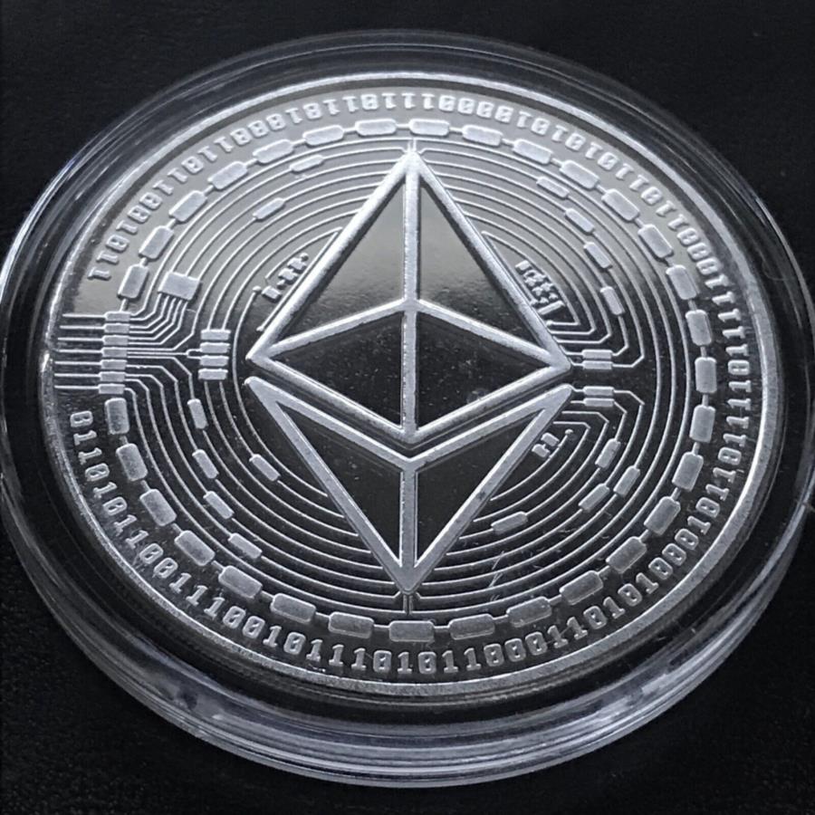 【極美品/品質保証書付】 アンティークコイン モダンコイン 送料無料 Ethereum 1 oz .999シルバー記念コイン分散化されたコンセンサスブロック Ethereum 1 oz .999 Silver Commemorative Coin Decentralized Consensus Block