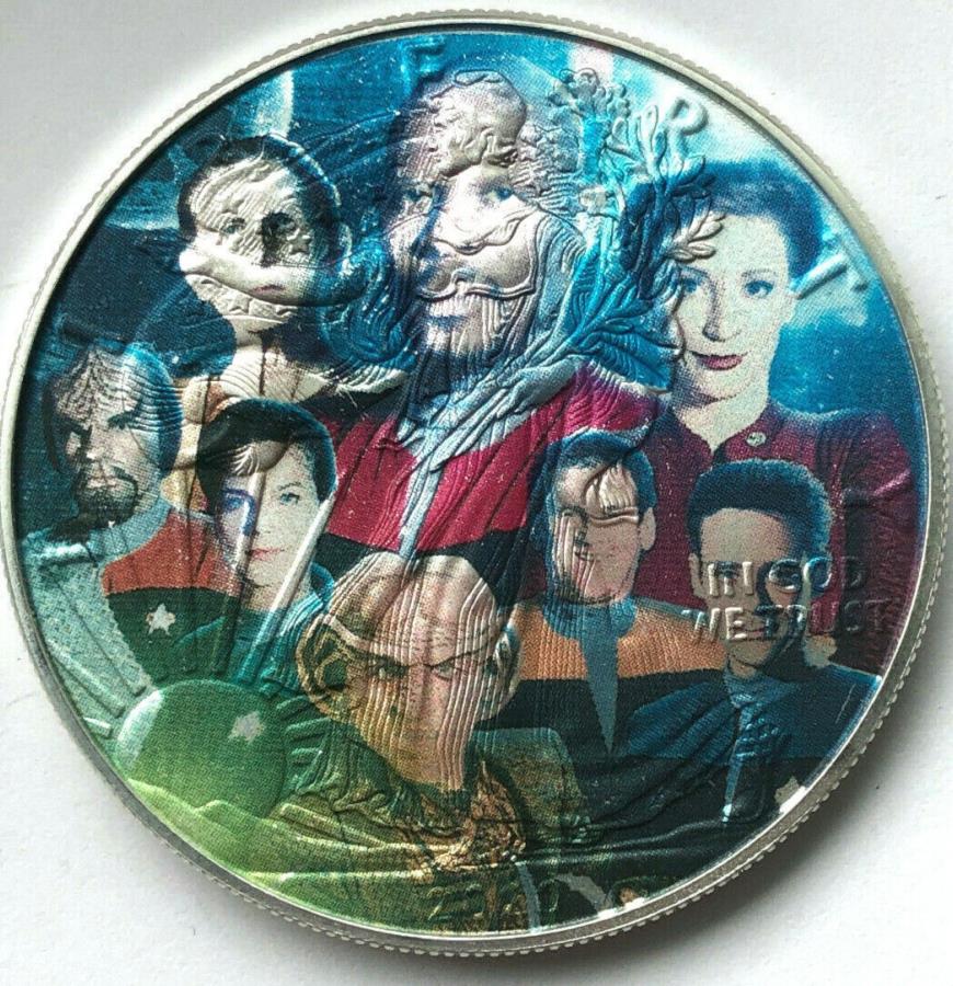  アンティークコイン モダンコイン  スタートレックディープスペースナイン - アメリカンシルバーイーグル1オンス。 .999シルバーダラーコイン Star Trek Deep Space Nine - American Silver Eagle 1oz. .999 Silver Dollar Coin