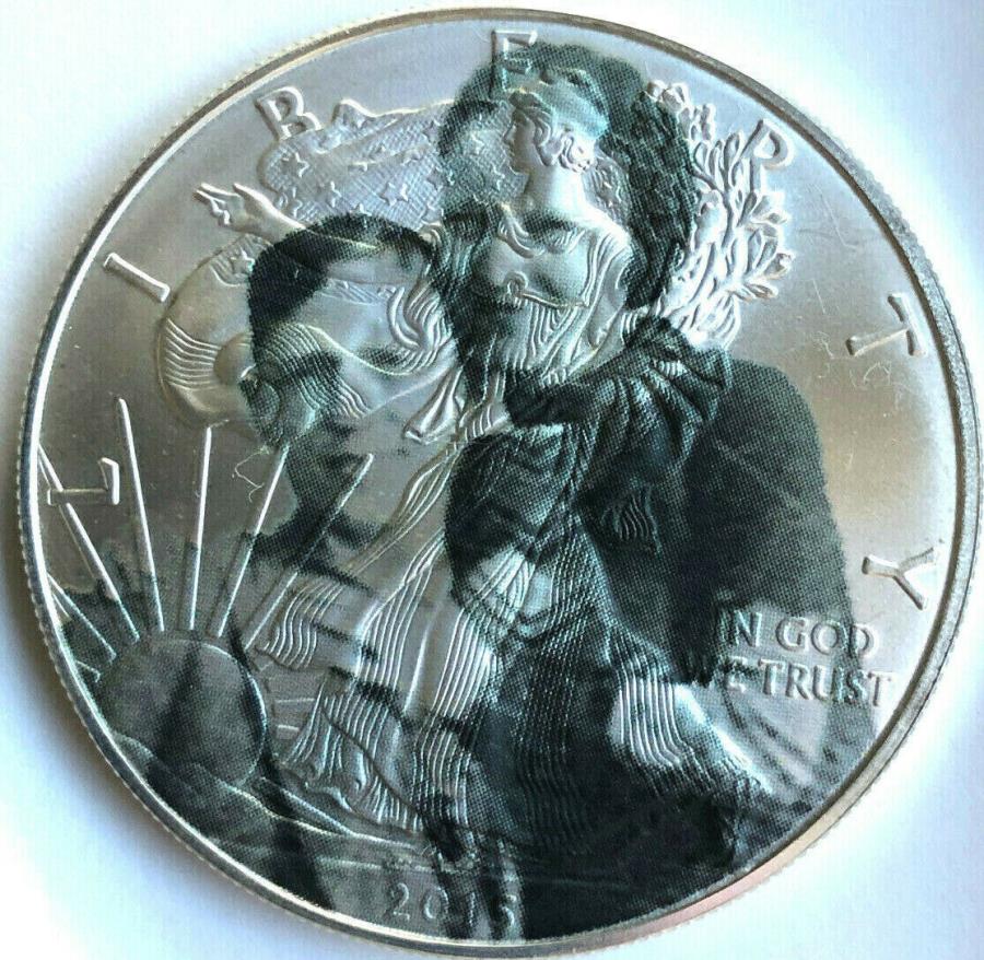 ボニーとクライド - ギャングスターアメリカンシルバーイーグル1オンス.999シルバーダラーコイン Bonnie and Clyde - Gangster American Silver Eagle 1oz .999 Silver Dollar Coin
