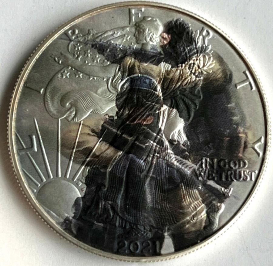 【極美品/品質保証書付】 アンティークコイン モダンコイン [送料無料] カウンターストライクアメリカンシルバーイーグル1オンス.999シルバーダラーコイン限定版 Counter-Strike American Silver Eagle 1oz .999 Silver Dollar Coin Limited Edition