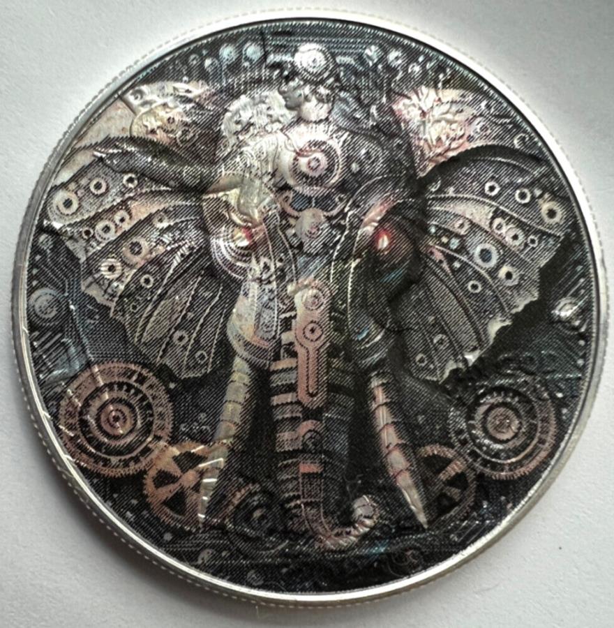 yɔi/iۏ؏tz AeB[NRC _RC [] sȋ@Bۖ{Vo[C[O1IX.999Vo[_[RC Magnificent Mechanical Elephant Genuine Silver Eagle 1oz .999 Silver Dollar Coin